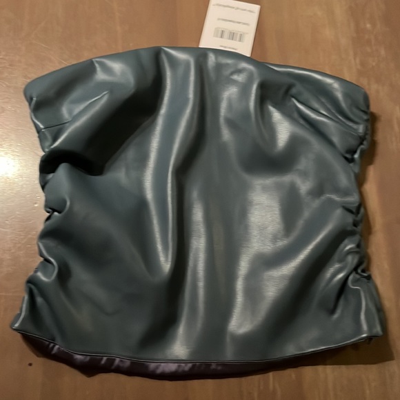 Because of Alice (boa.) Vegan Leather Bodice NWT - Picture 2 of 6